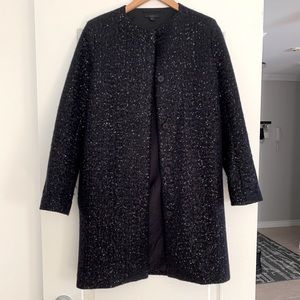 COS sequin navy coat